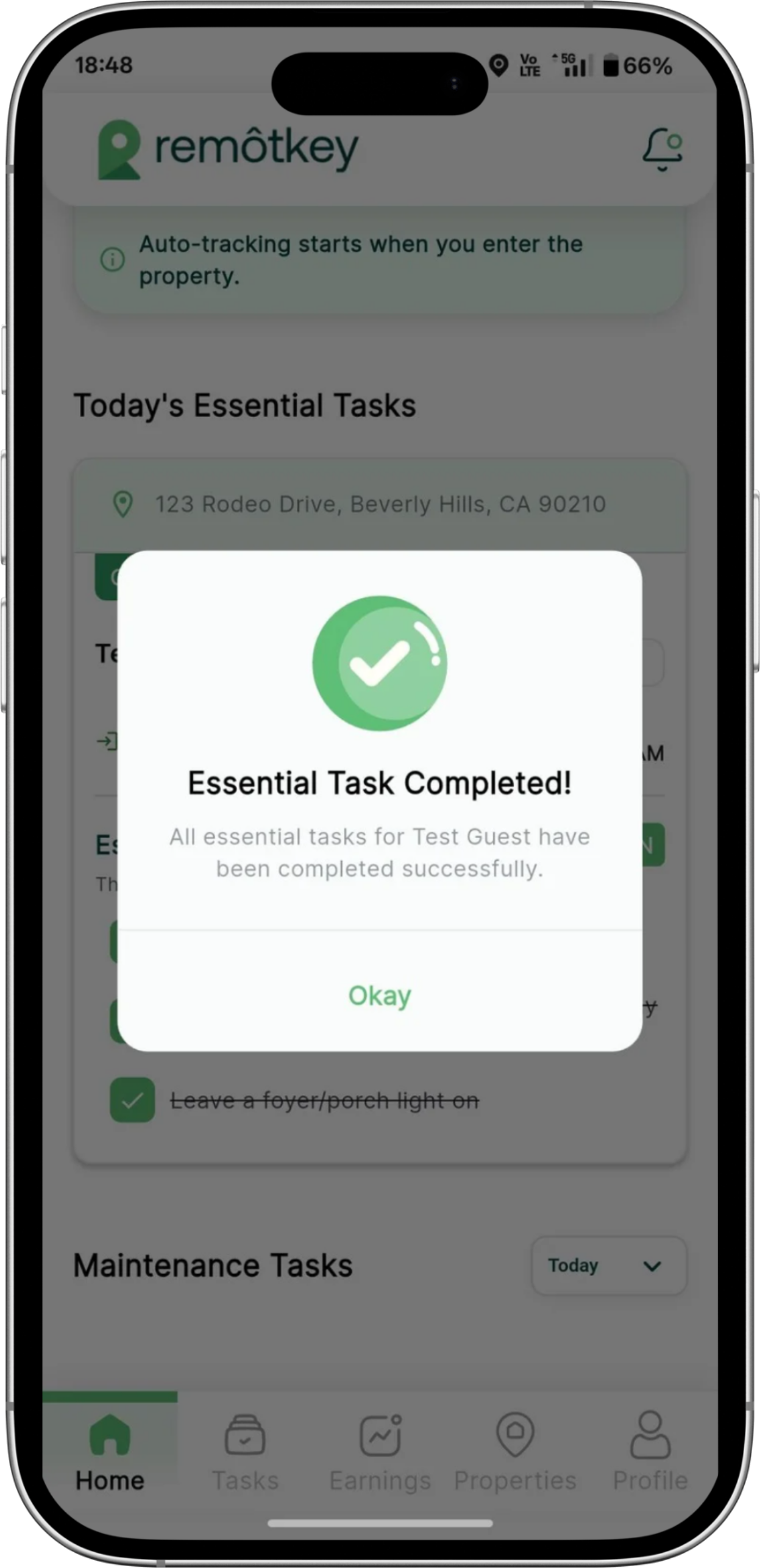 All tasks completed